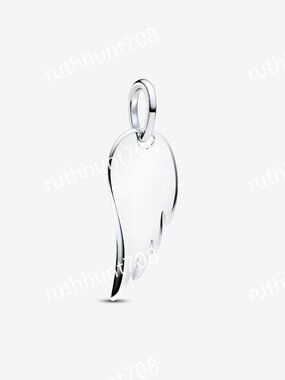 Pandora Engravable Angel Wing Tag Pendant Charm
